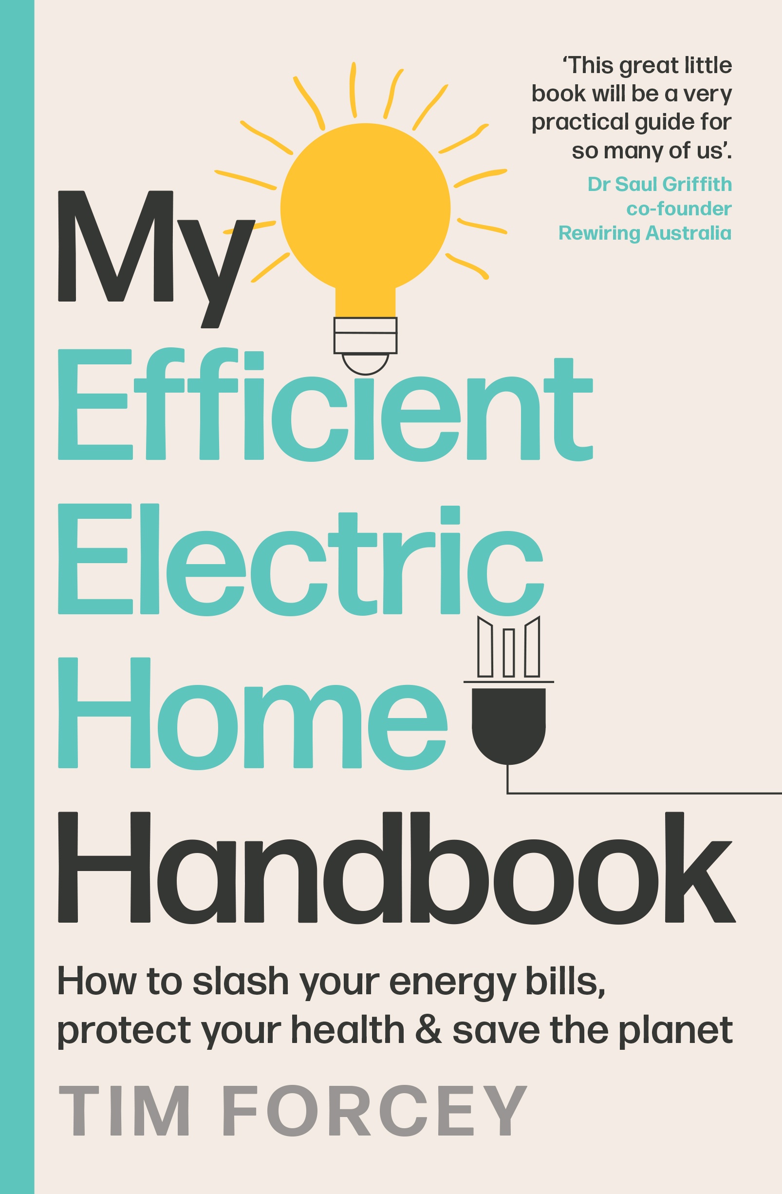 Book cover for 'My Efficient Electric Home Handbook'.