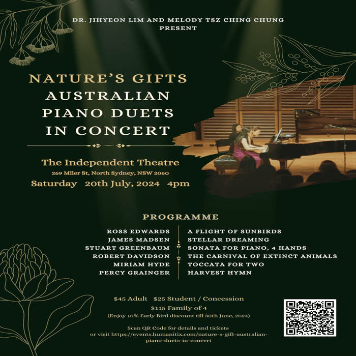 Nature’s Gifts: Australian Piano Duets In Concert