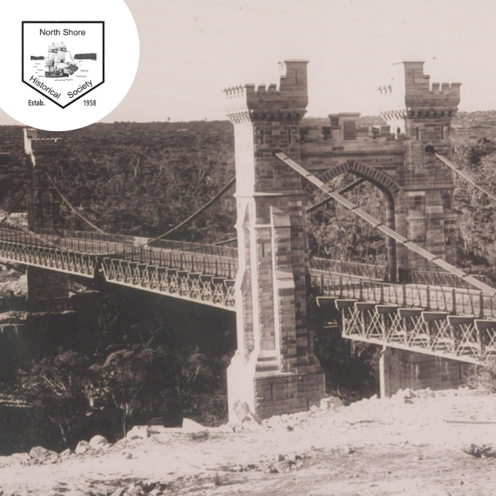 Photo of the Northbridge suspension bridge
