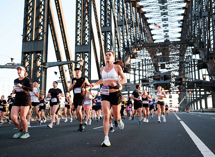 running on bridge