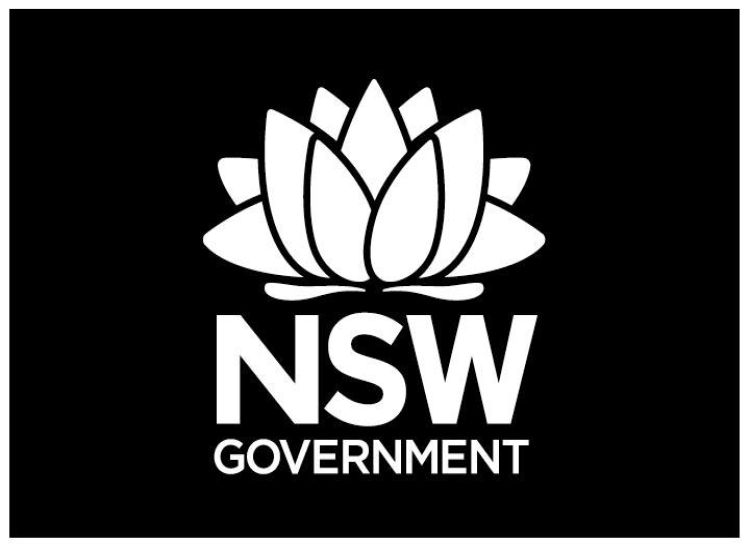 state government logo black and white